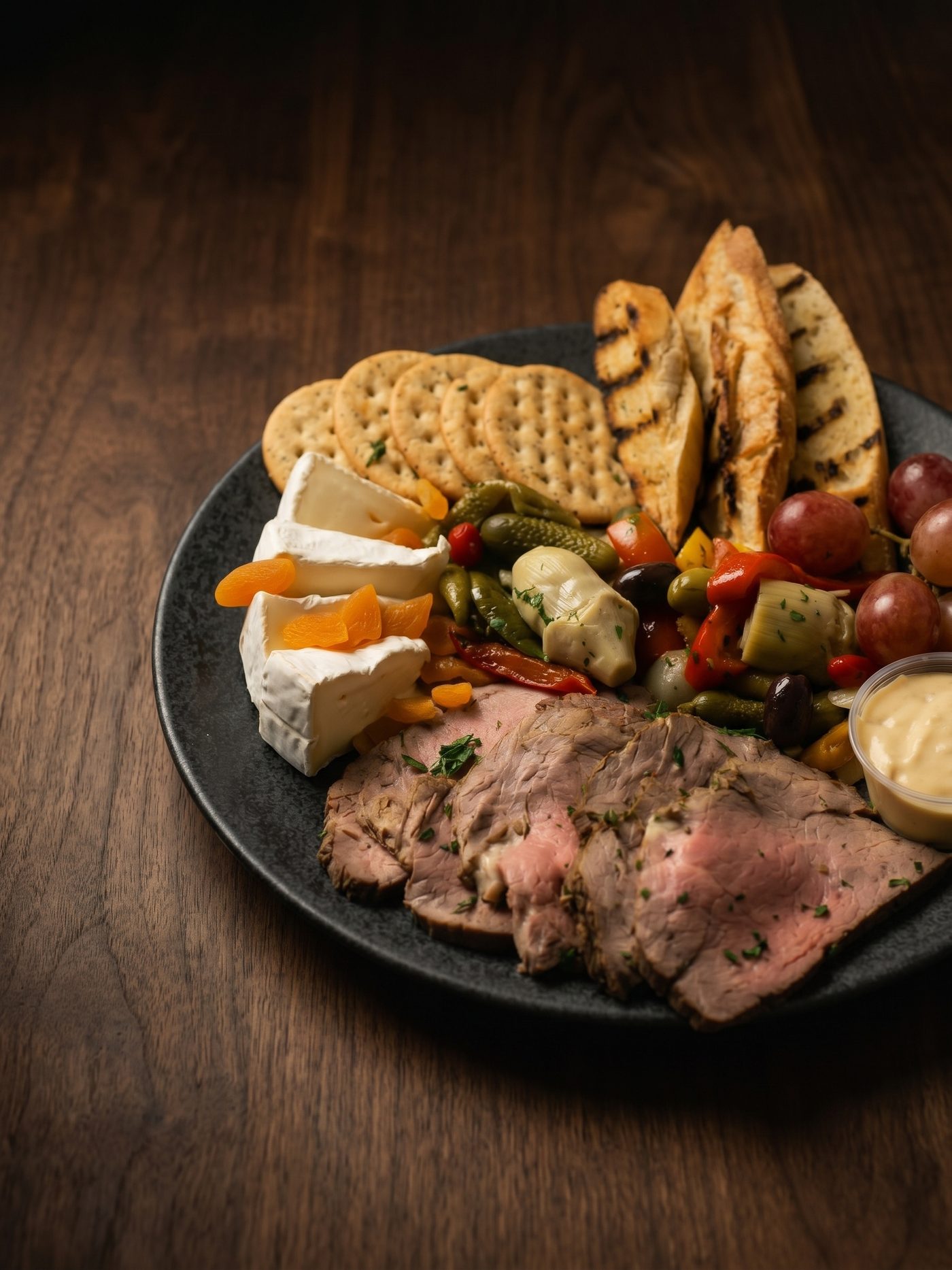 Charcuterie and roast beef