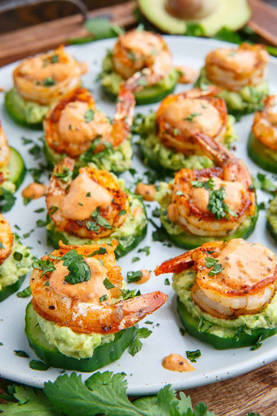 Shrimp & guacamole