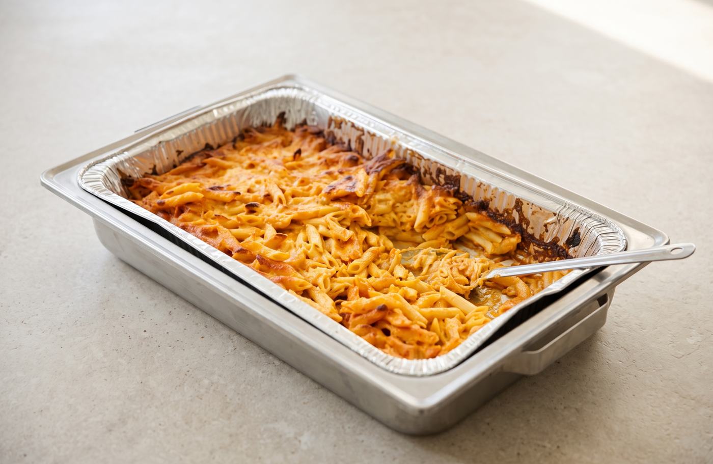 Baked penne